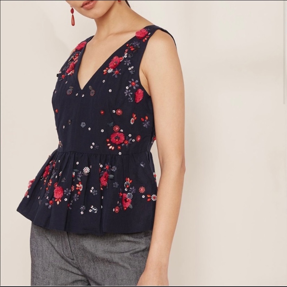 JCREW EMBELLISHED TOP NWT - Picture 4 of 4